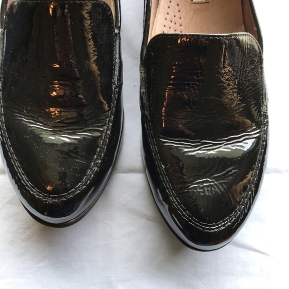 GRUNLAND patent leather loafers with small wedge heel - Picture 4 of 9